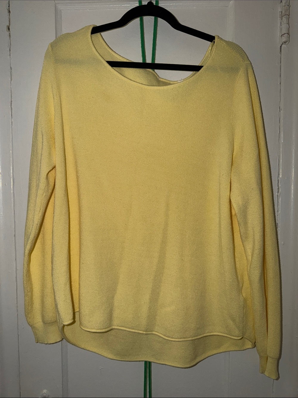 Light Yellow Women's Crewneck Sweater